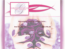 Tablet Screenshot of granddesignsalon.com